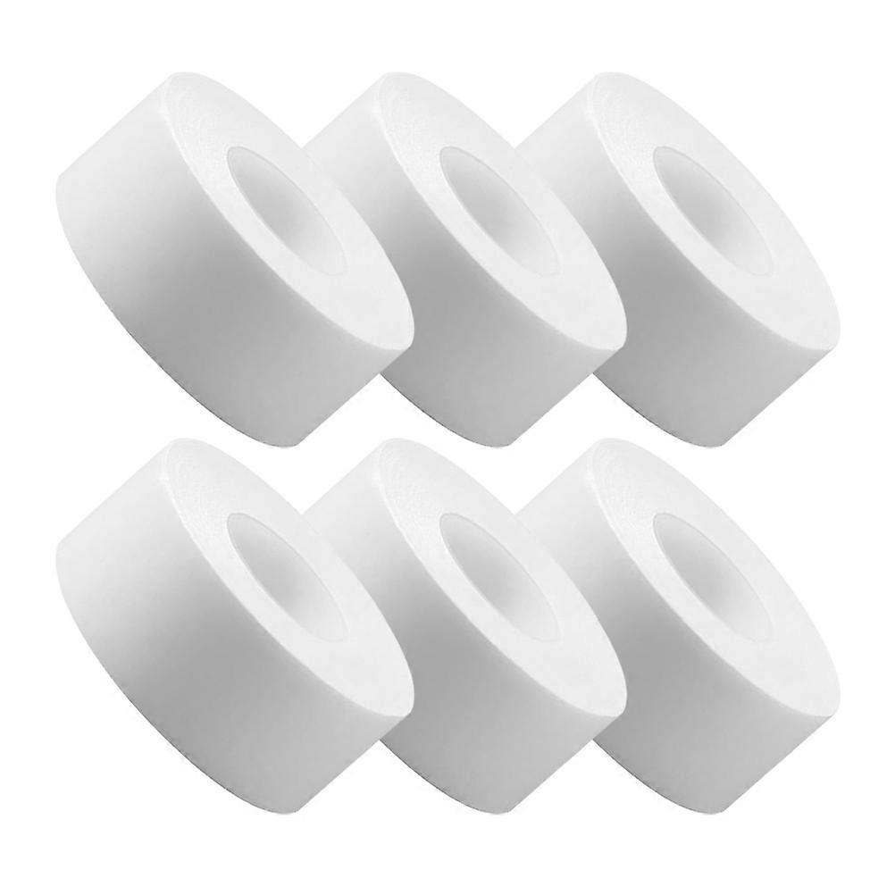 Disposable Self Adhesive Sweat Liner for Collar Protection with Good Absorbency White Non Woven Fabrics 6 Rolls 5 Meter Each