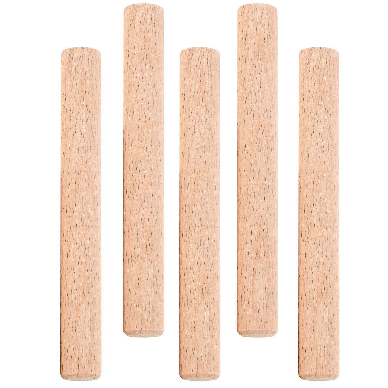 5pcs Solid Wood Pegs for Pegboard Sticks – Ideal for Hanging Crafts, Organizers & DIY Wall Storage Projects