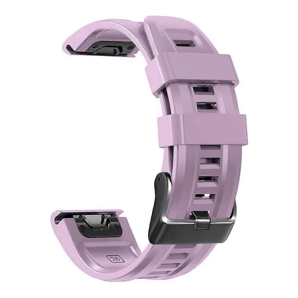 22mm Quick Release Silicone Replacement Watch Band Strap Adjustable for Garmin Fenix 7 Epix
