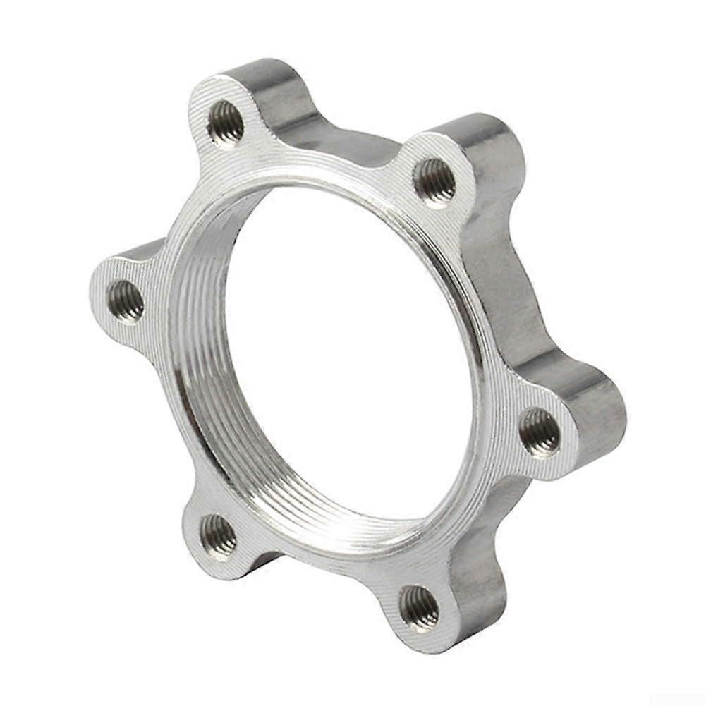 Bicycle Brake Disc Adapter 6 Bolt 48mm with Locking Nut for Enhanced Compatibility and Performance
