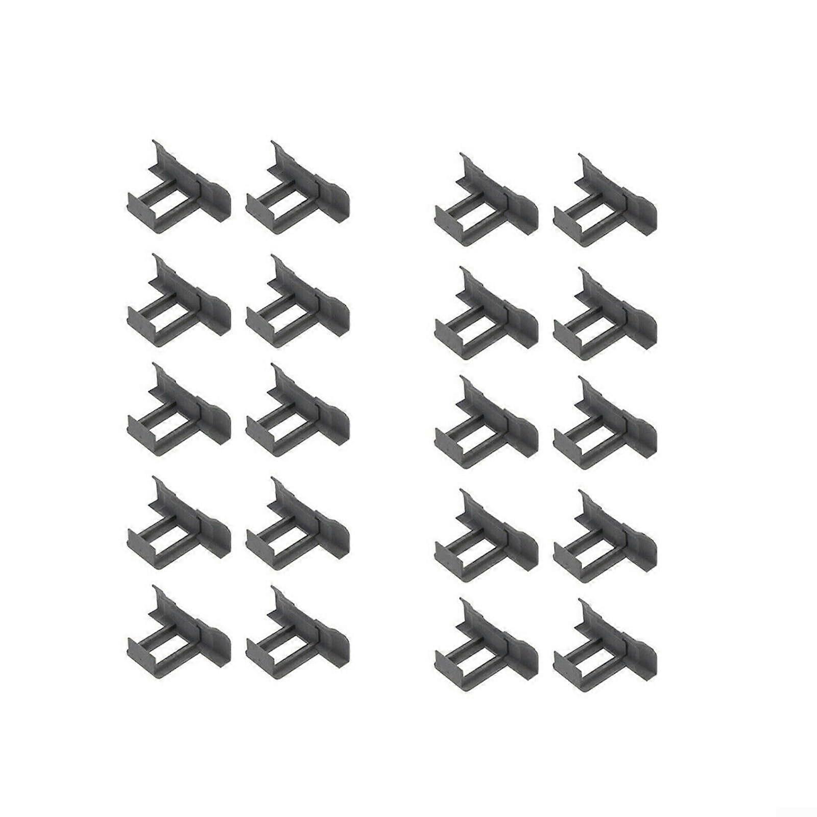 Solar Module Water Drainage Clips, PV Photovoltaic Cleaning Clips, 45mm Size, Sludge Removal for Improved Energy Production (20 Pack)