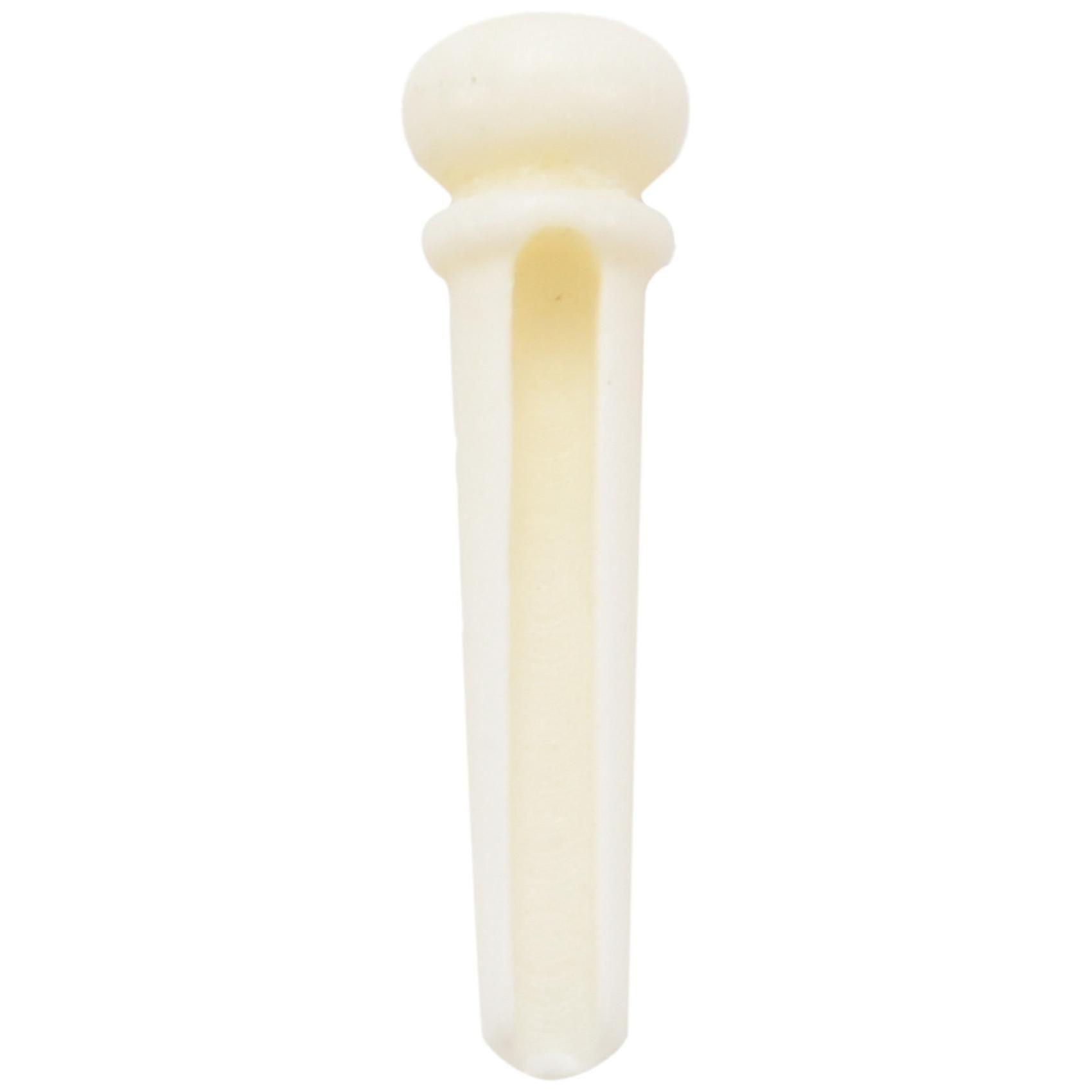6Pcs Real Bone Acoustic Guitar Bridge Pins With Pearl Shell Dot