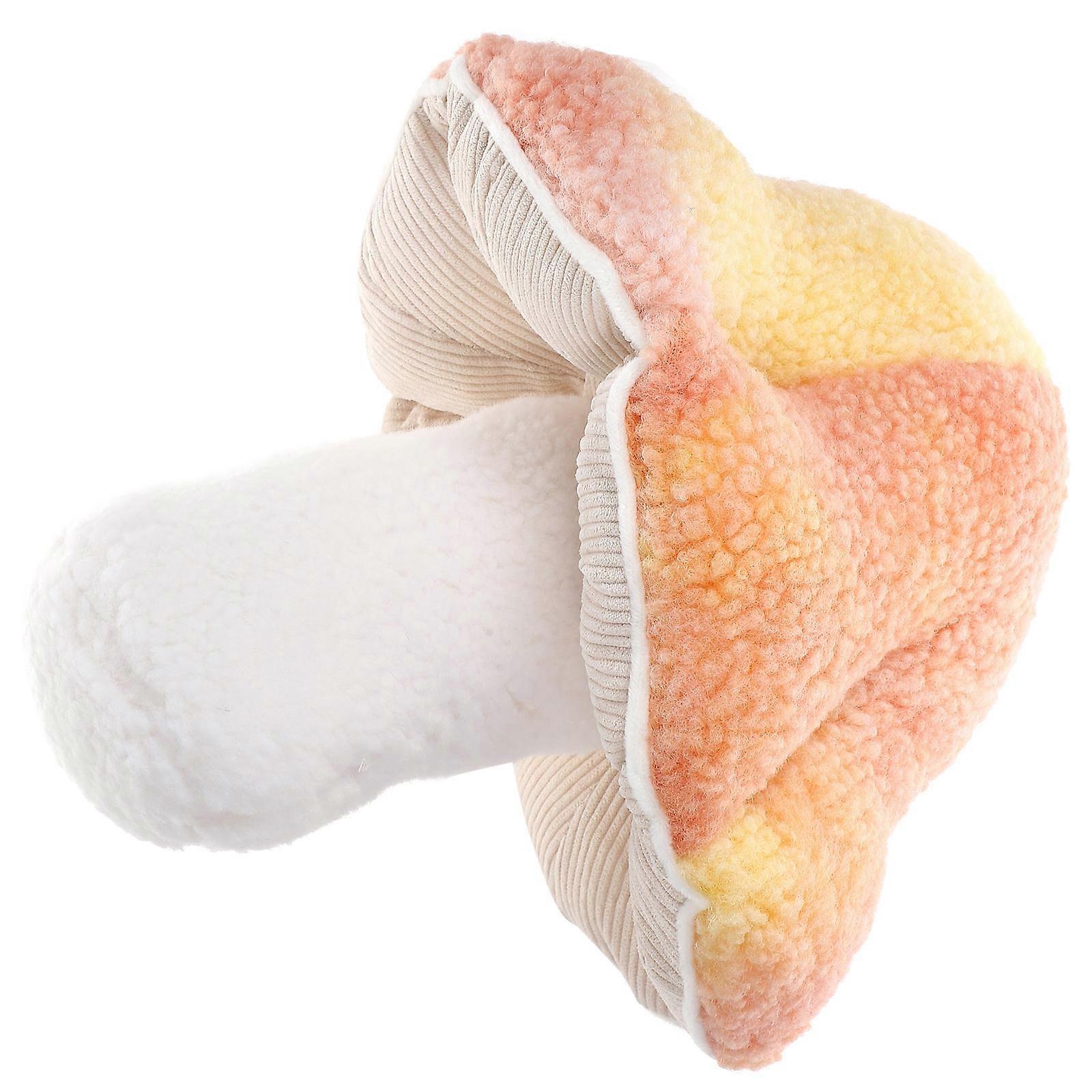 Mushroom Reading Pillow Soft Plush Mushroom Doll Bedroom Companion Toy 1Pack