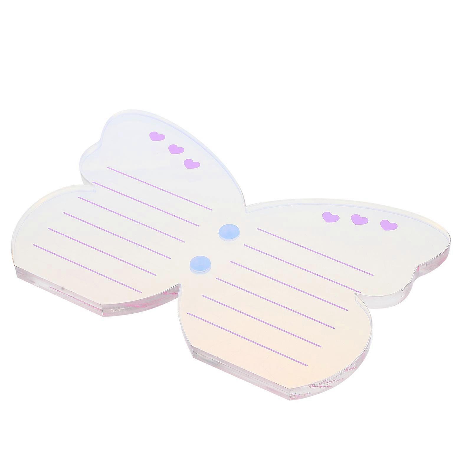 Lightweight Magnetic Acrylic Eyelash Extension Plate with Markings for Easy Display and Storage – Portable Makeup Tool for Lash Enthusiasts