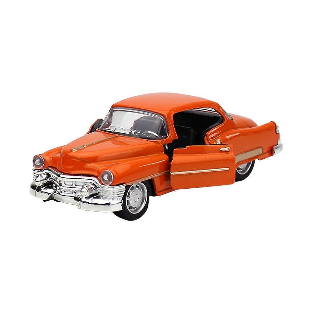 Retro Alloy Car Model for Decor Red Color Style Home Decoration 1pc
