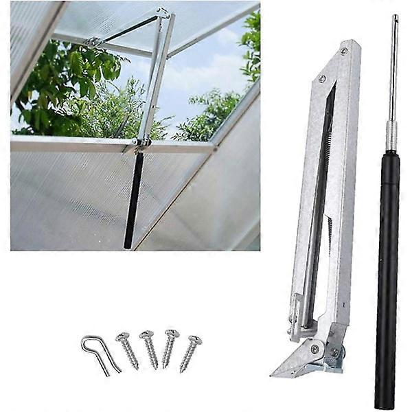Automatic Window Opener Simple Spring for Summer House Greenhouse and Roof Vent, Galvanized Aluminum Sheet Window Operator