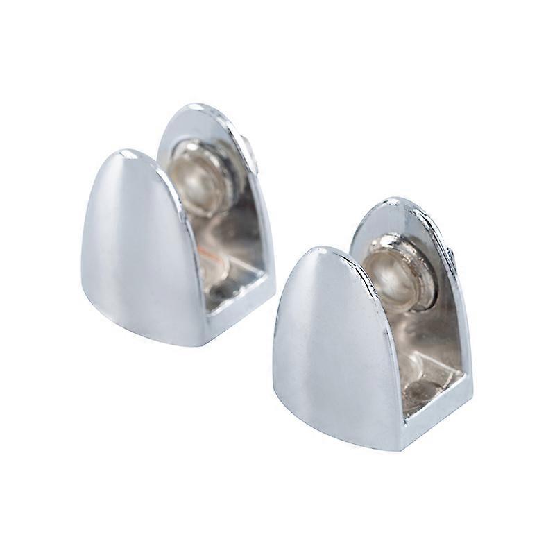 4Pcs Glass Clamp S Semicircular Shelves Bracket Corner Bracket Furniture Glass Clamp S Clips Wall Clamp for Glass Clamp Glass Holder