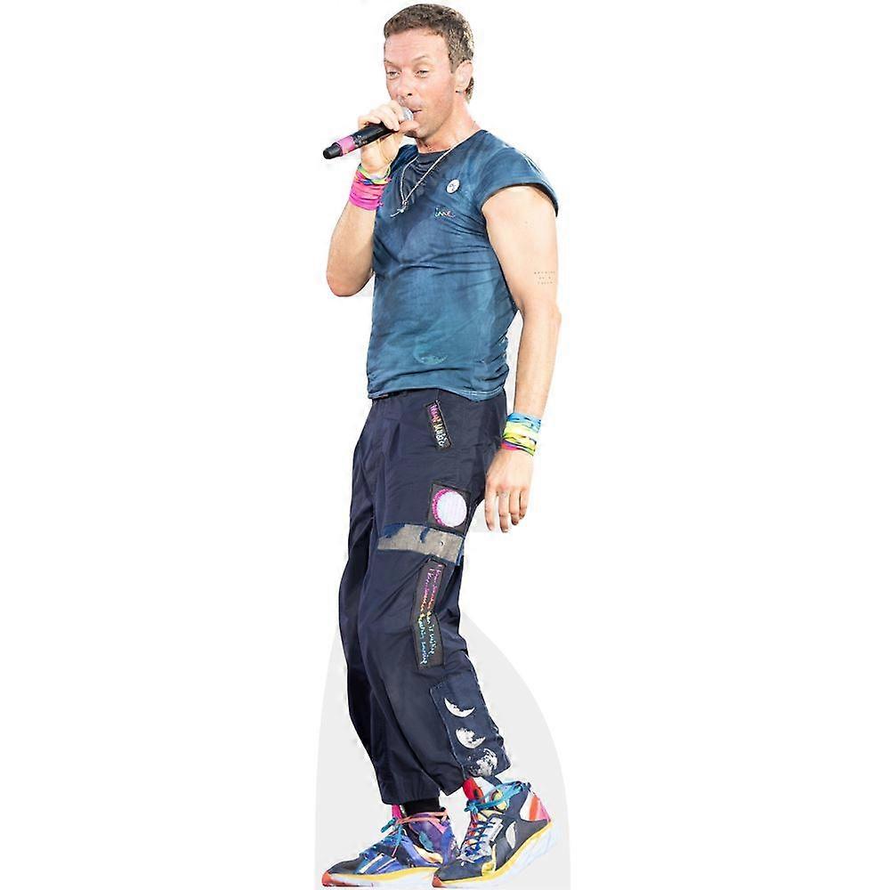 Chris Martin (Singing) Cardboard Cutout (lifesize OR mini size). Standee. Stand Up.