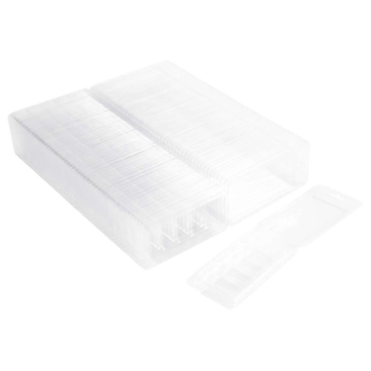 50 Pcs Wax Melt Containers 5cavity Wax Melt Clamshell Moldsclear Empty Plastic Wax Melt Mold For