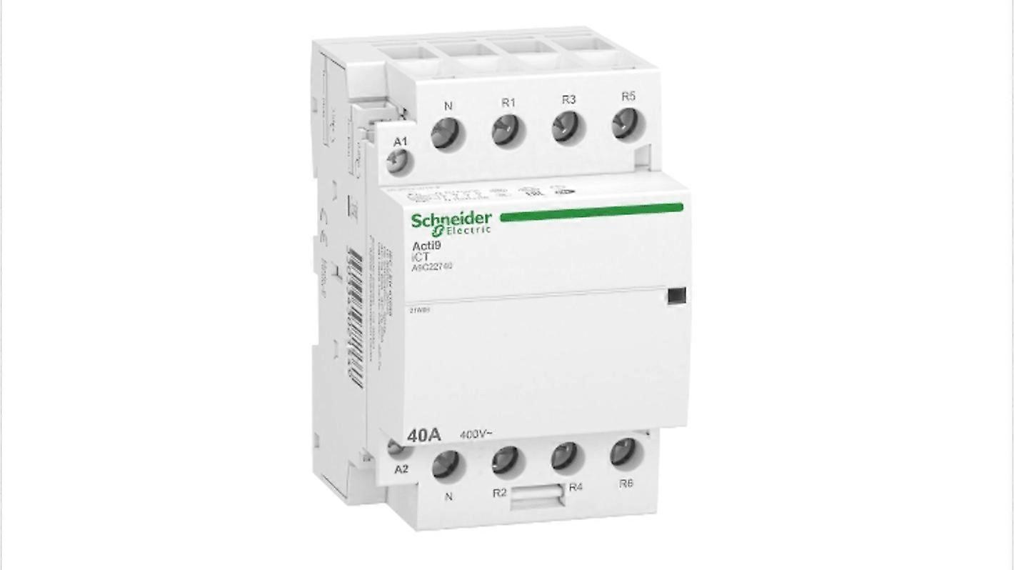 Schneider Contactor 40a 4nc Acti9 Idt40 Ct A9c22740