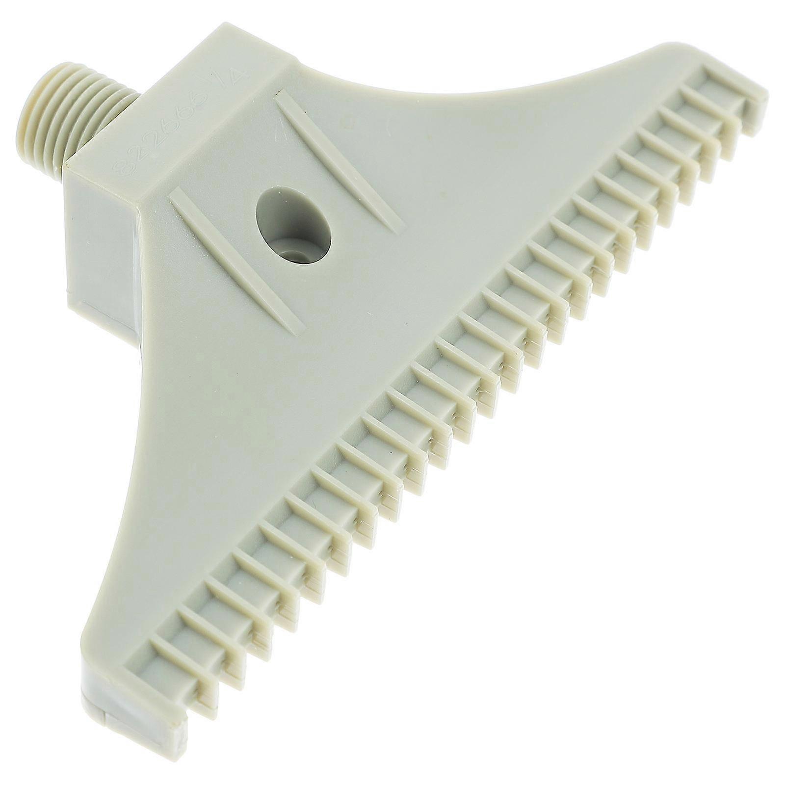 Durable Grey ABS Blower Nozzle for Home Use with Precision Orifices and Uniform Spray Pattern 1.5in