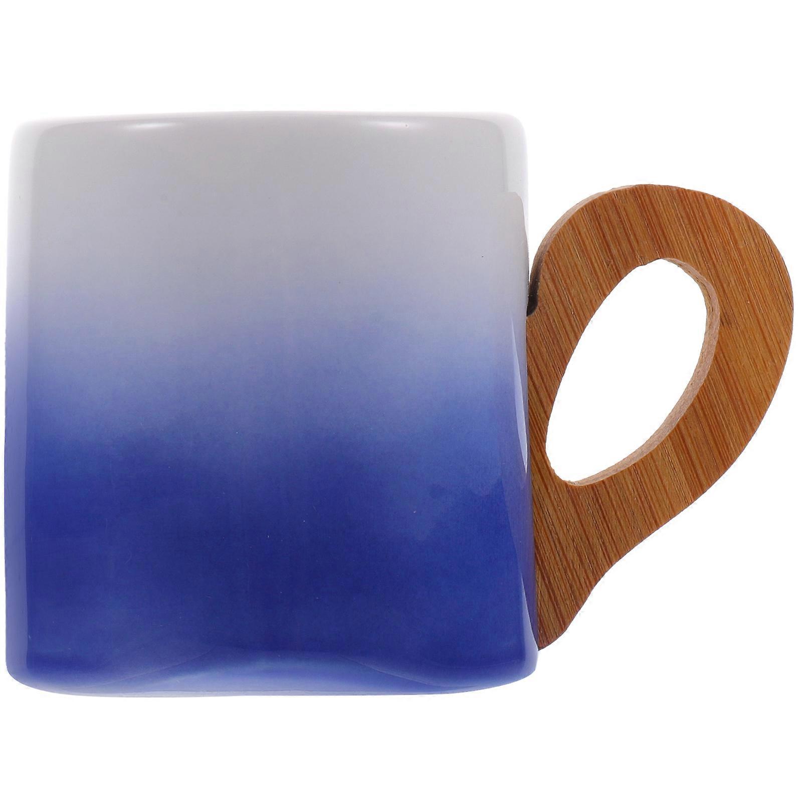Large Ceramic Coffee Mug for Office and Home Decorative Mug with Coaster