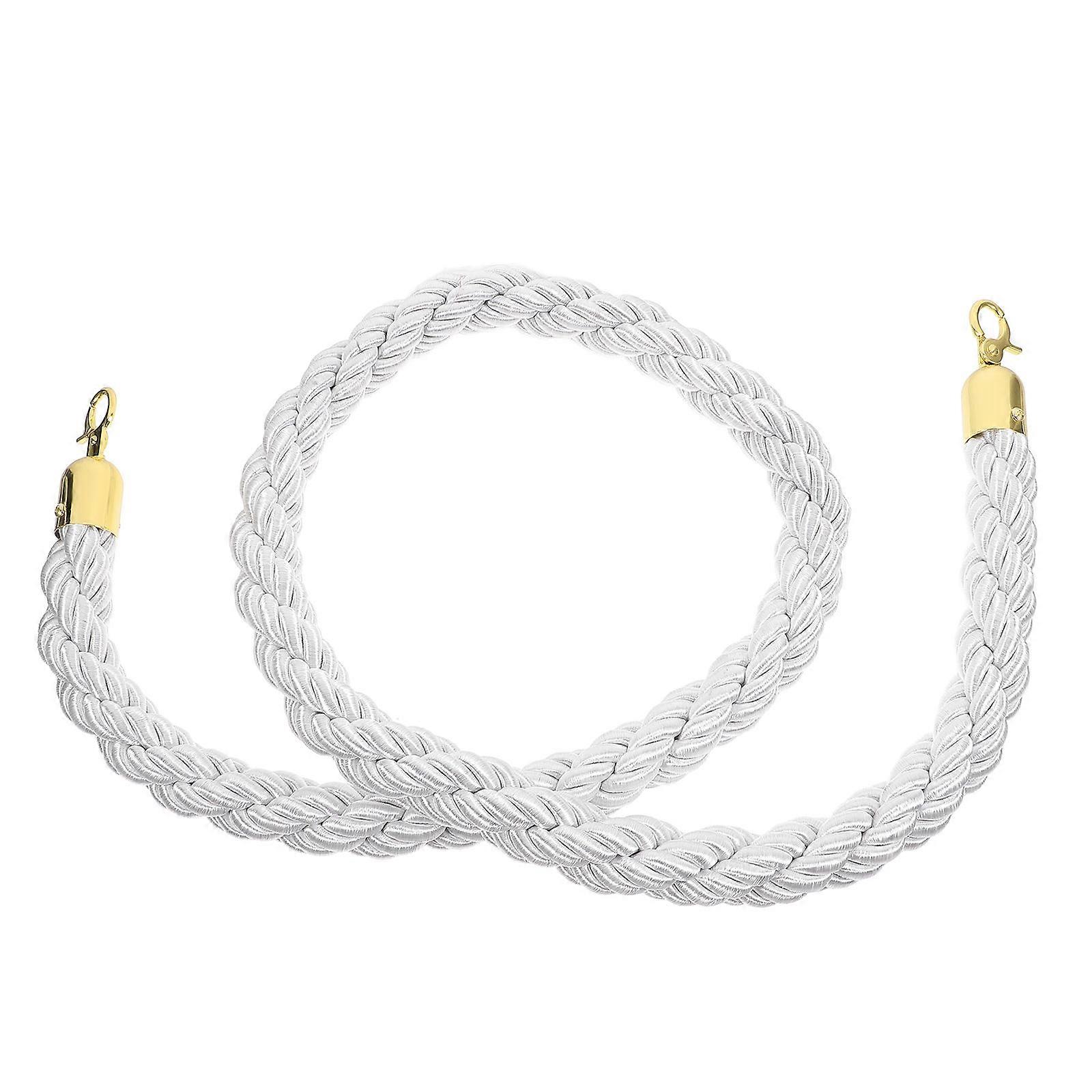 Braided Barrier Cord Stanchion For Movie Theaters 1Pcs Simple Style Perfect For Indoor Settings