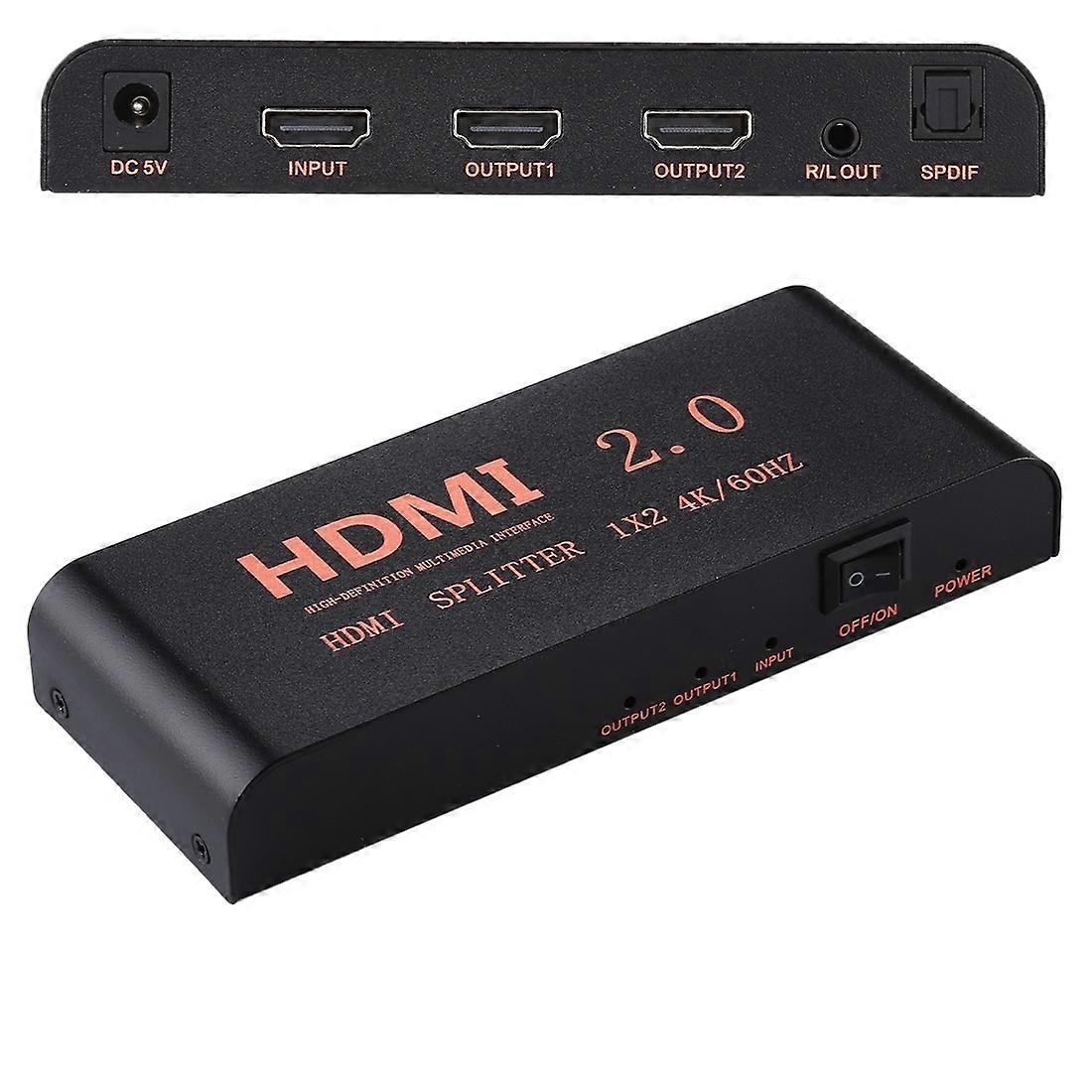 1X2 HDMI 2.0 4K/60Hz Splitter