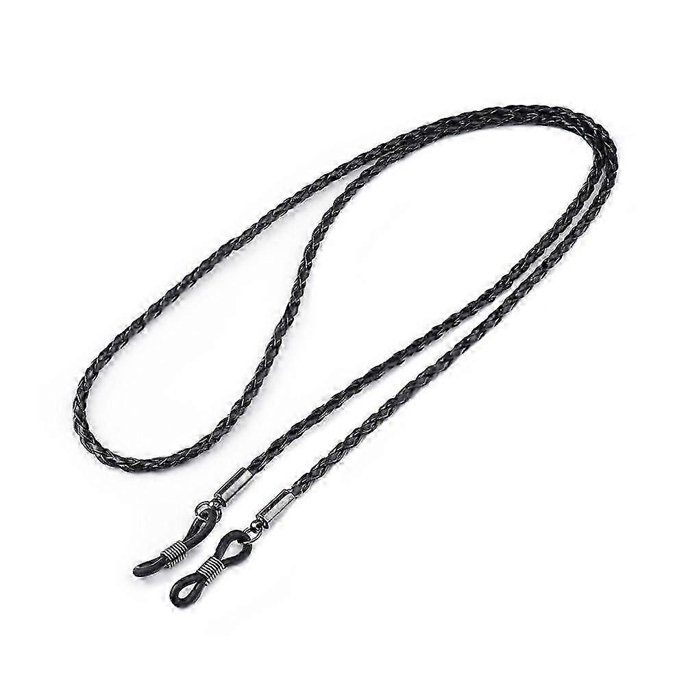 Adjustable Leather Glasses Chain Neck Strap String Band Cord Eyeglass