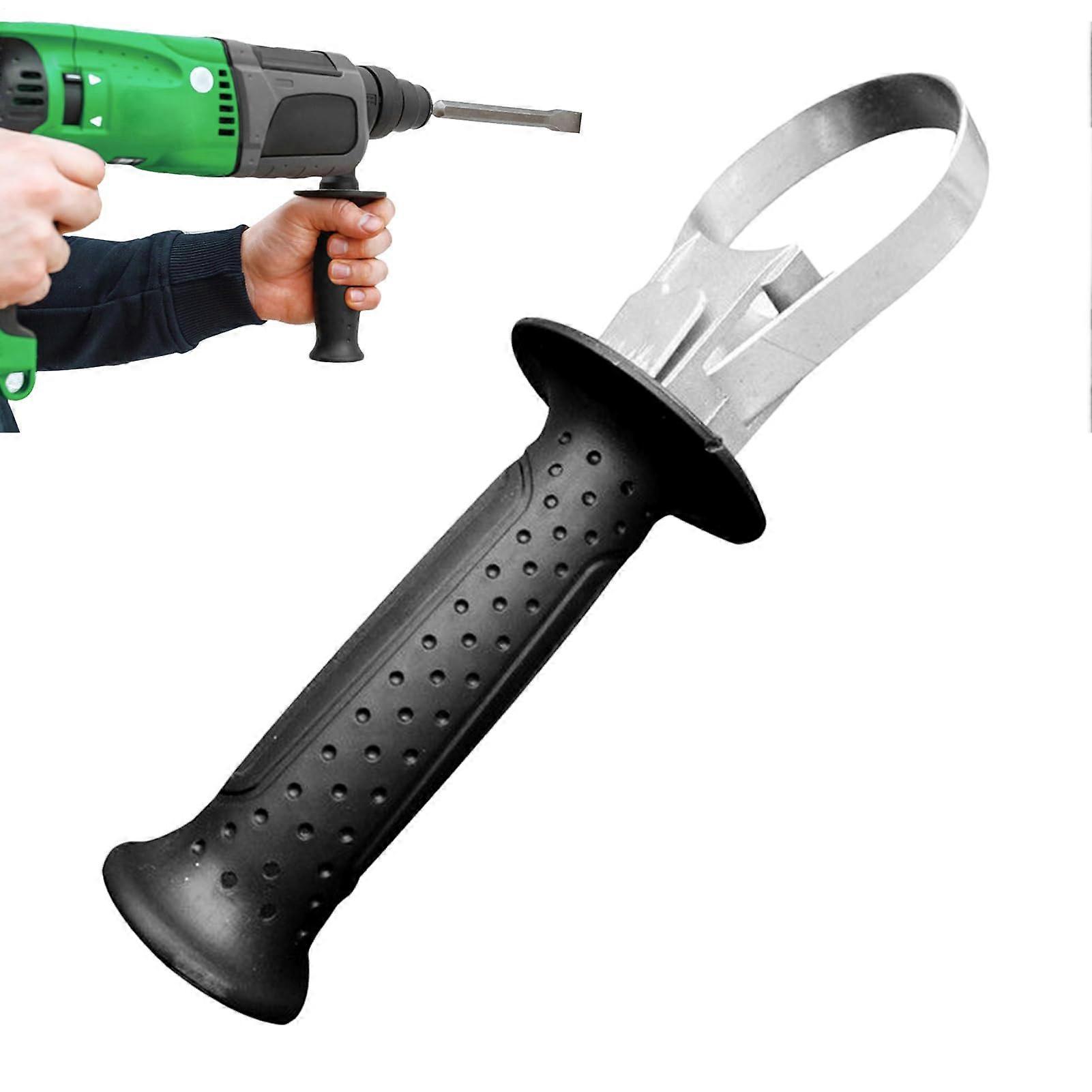 Front Drill Grip - Hollow Side Replacement Handle, Ergonomic Adjustable Tool Handle Accessory, 60-65mm Robust Design