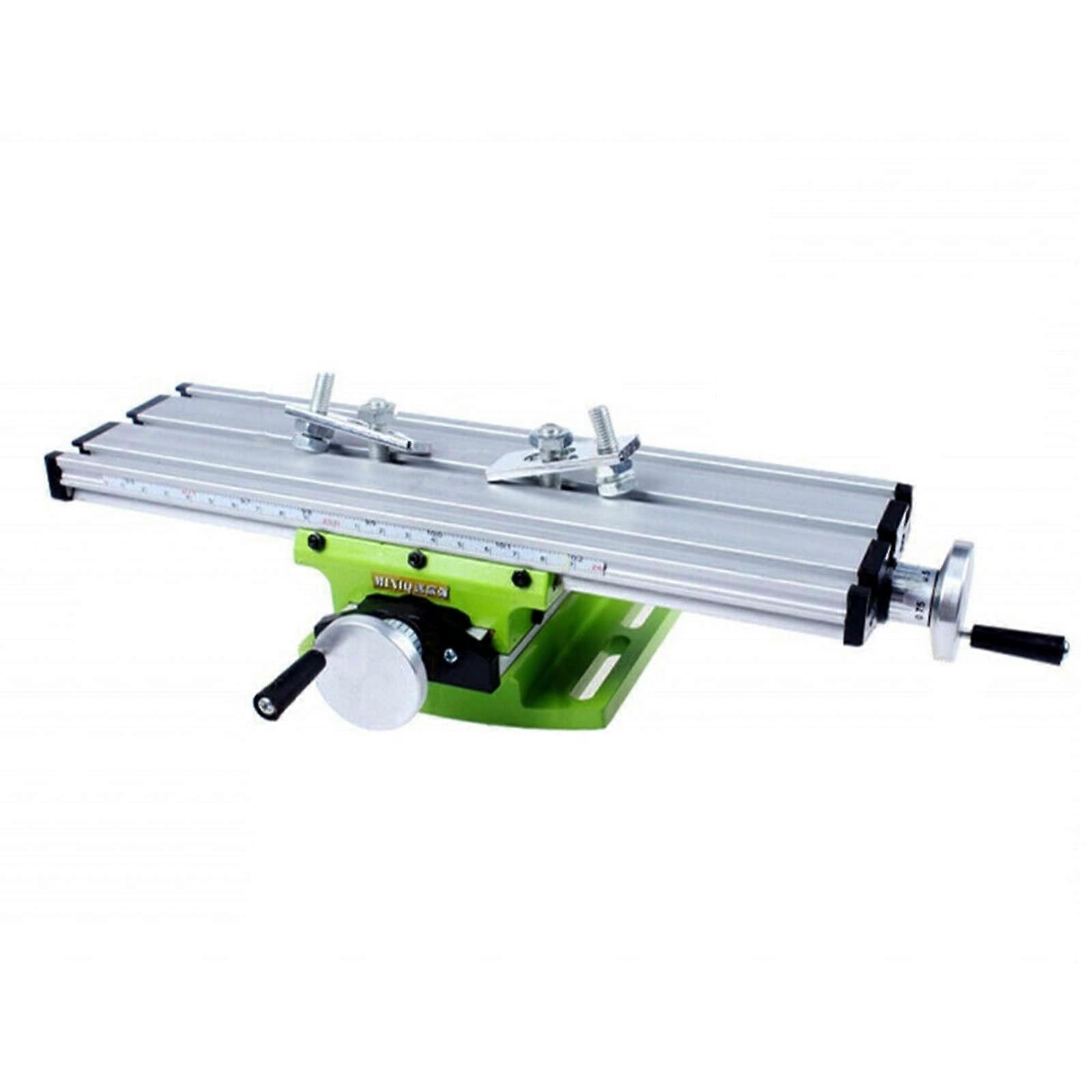 2 Axis Cross Table 310 x 90 mm Multifunctional Milling Table Coordinate Table Mini Milling Machine Work Table for Drill Stand Milling Stand