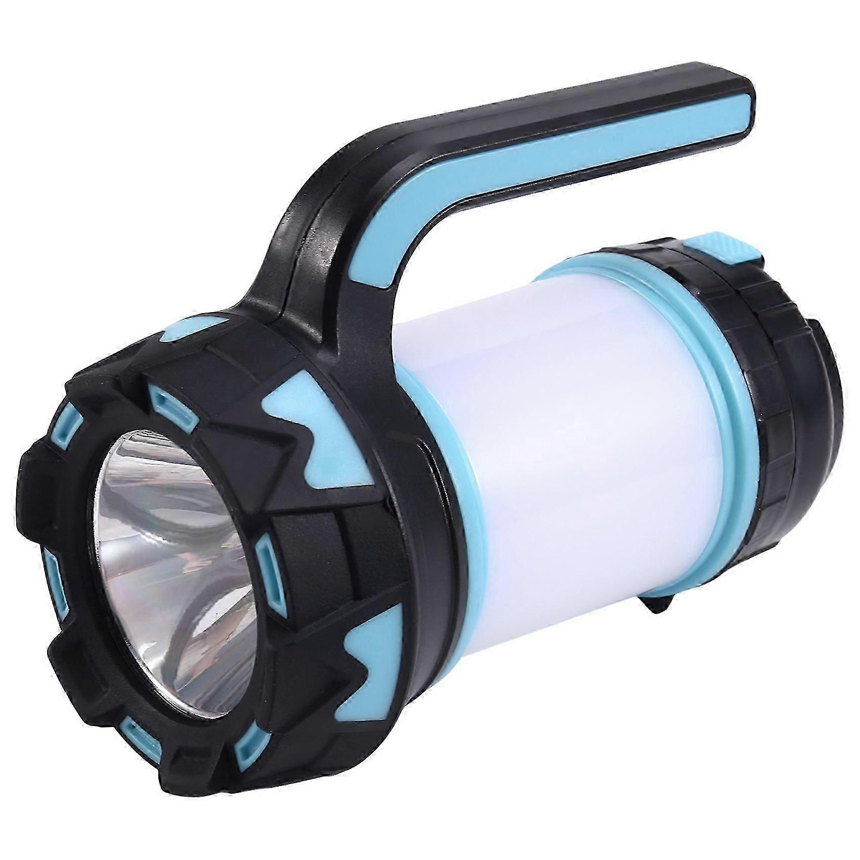 LED Lantern Camping Flashlight Rechargeable Waterproof Searchlight,B