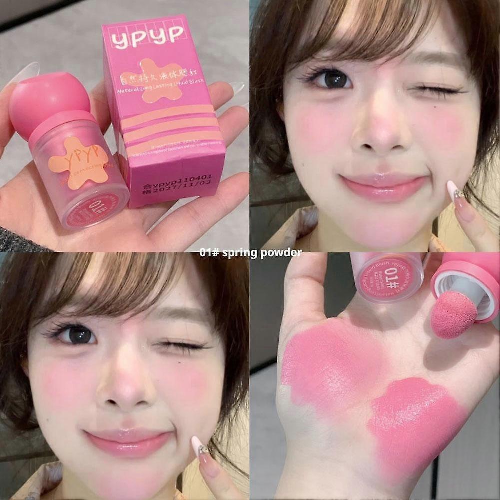 Sponge Blush Moisturize Lasting Nature Water Proof Blush Stick