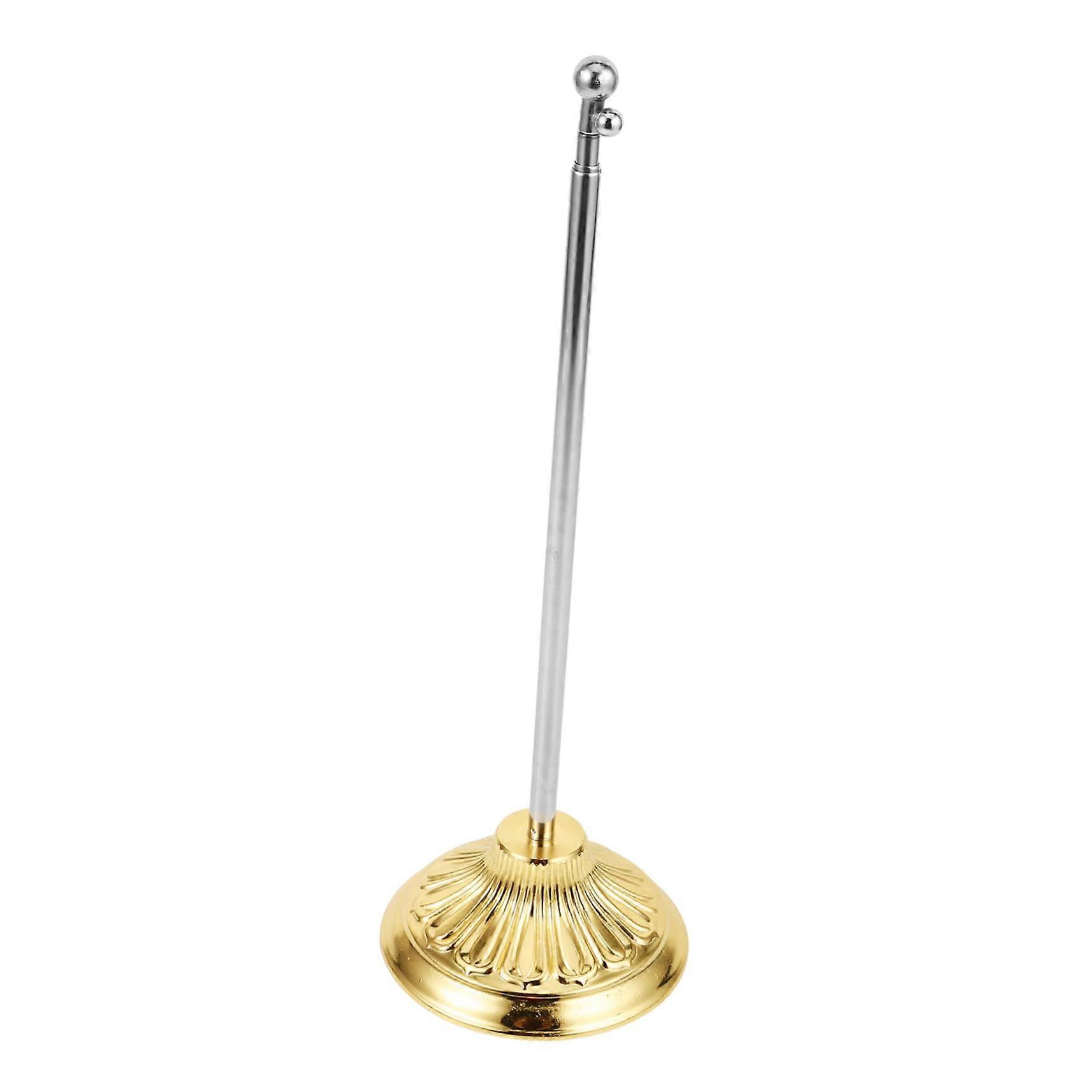 Desk Flag Holder Stand with Sturdy Base for Table Display