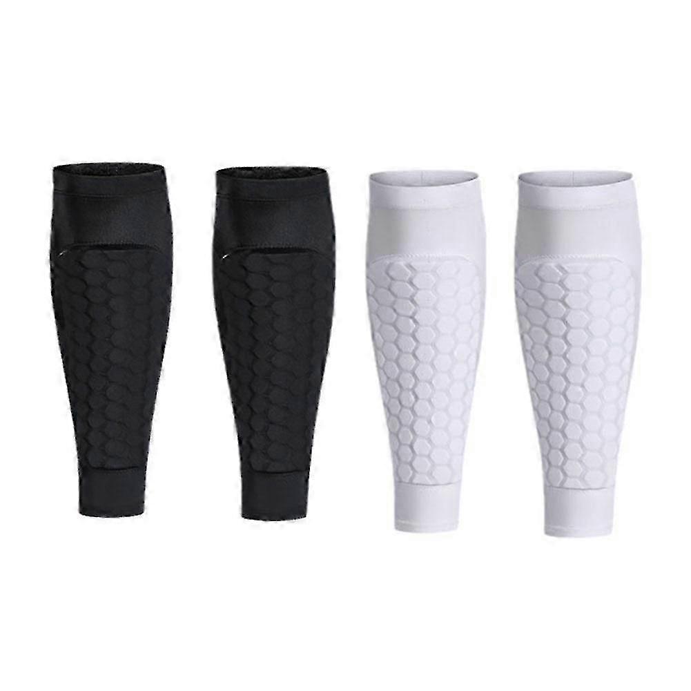 Leg Sleeves Shin Guards Shockproof Honeycomb Nylon Support Sock Shin Protector