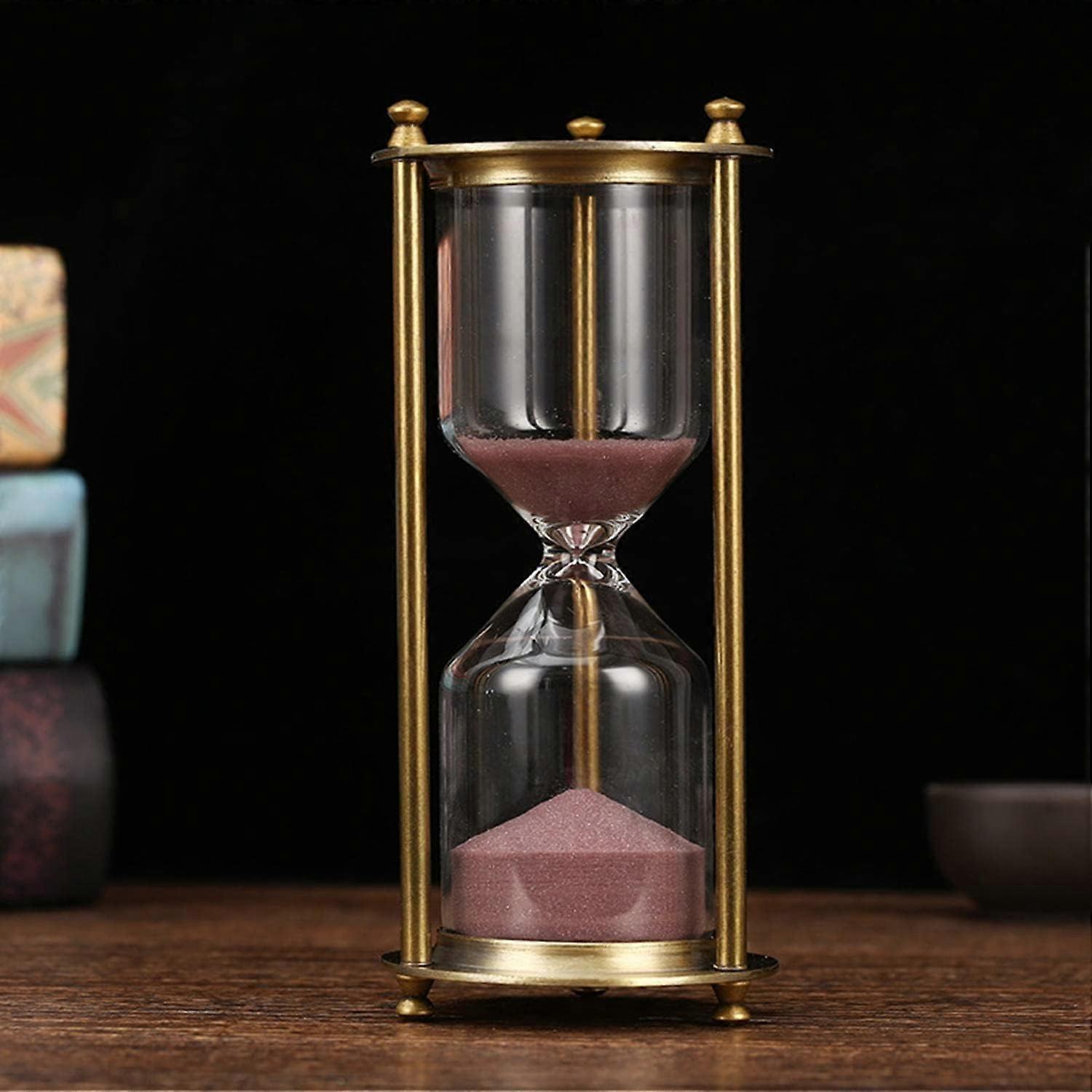 Sand Timer, 60 Minute Hourglass Timer, Large Glass Hourglass Decor, Home and Office Sand Timer, Classic Hourglass Design