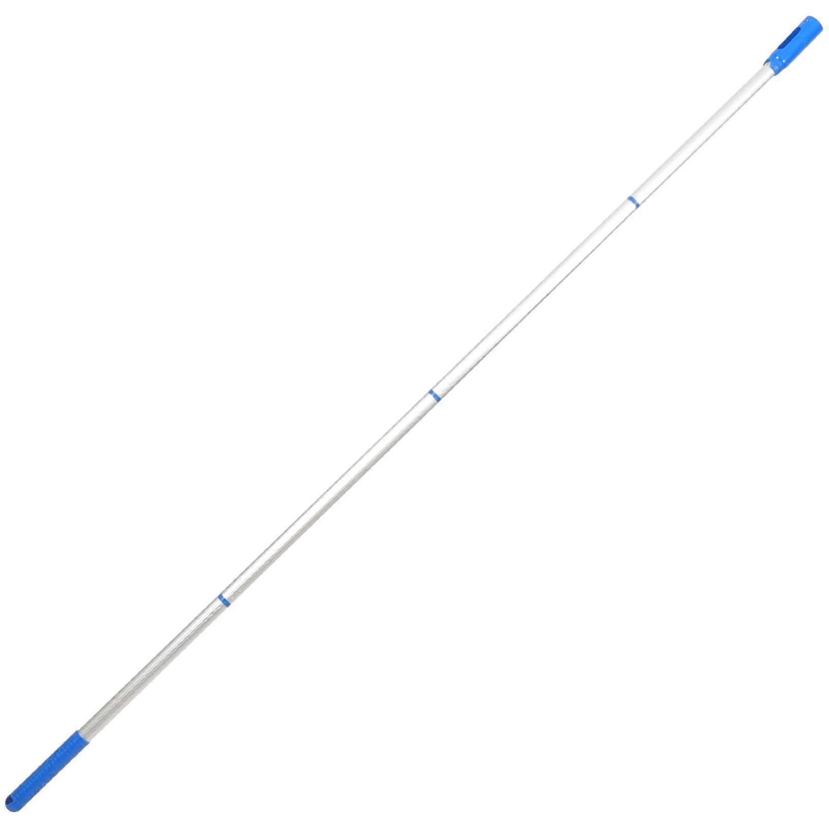 1Piece Extendable Telescopic Pole for Pool Cleaning Adjustable Connection for Skimmer and Net Durable Construction Easy to Transport and Use