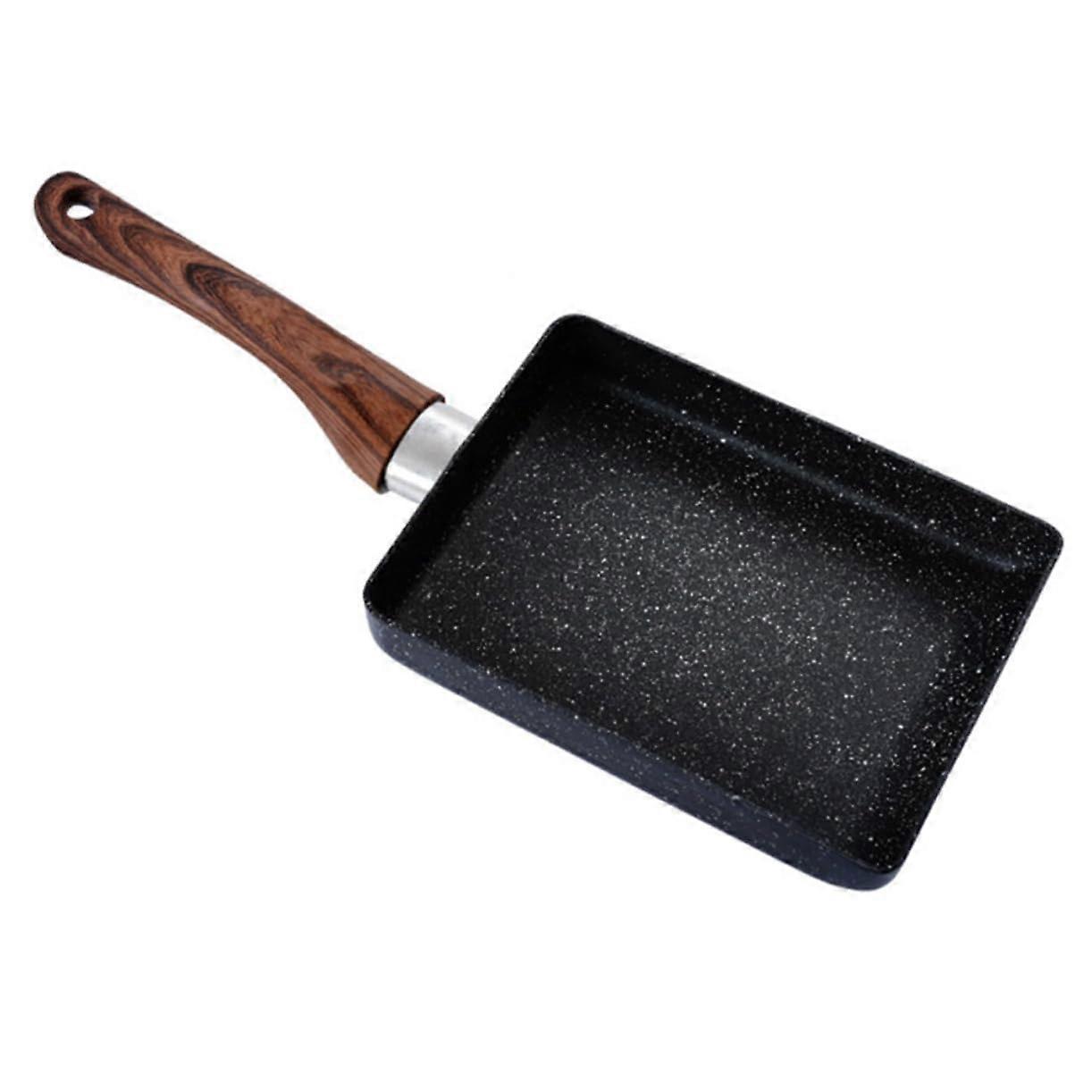 1pc Aluminum Alloy Tamagoyaki Square Non Stick Frying Egg Non Stick Cookware for Home Random Color Ref: 6993