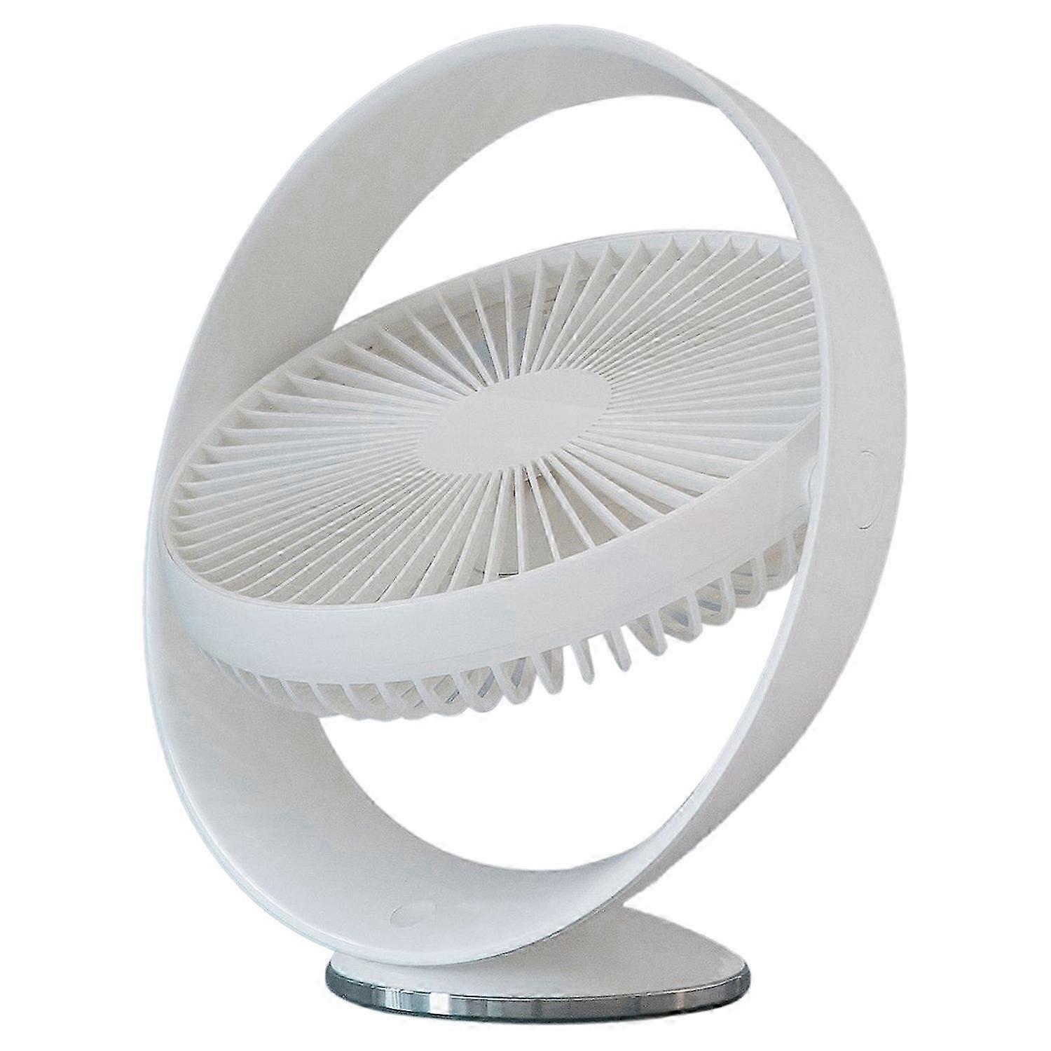 Fan Chargeable 2000mAh Electric Autumn Leaf USB Desk Fan for Home and Office Use