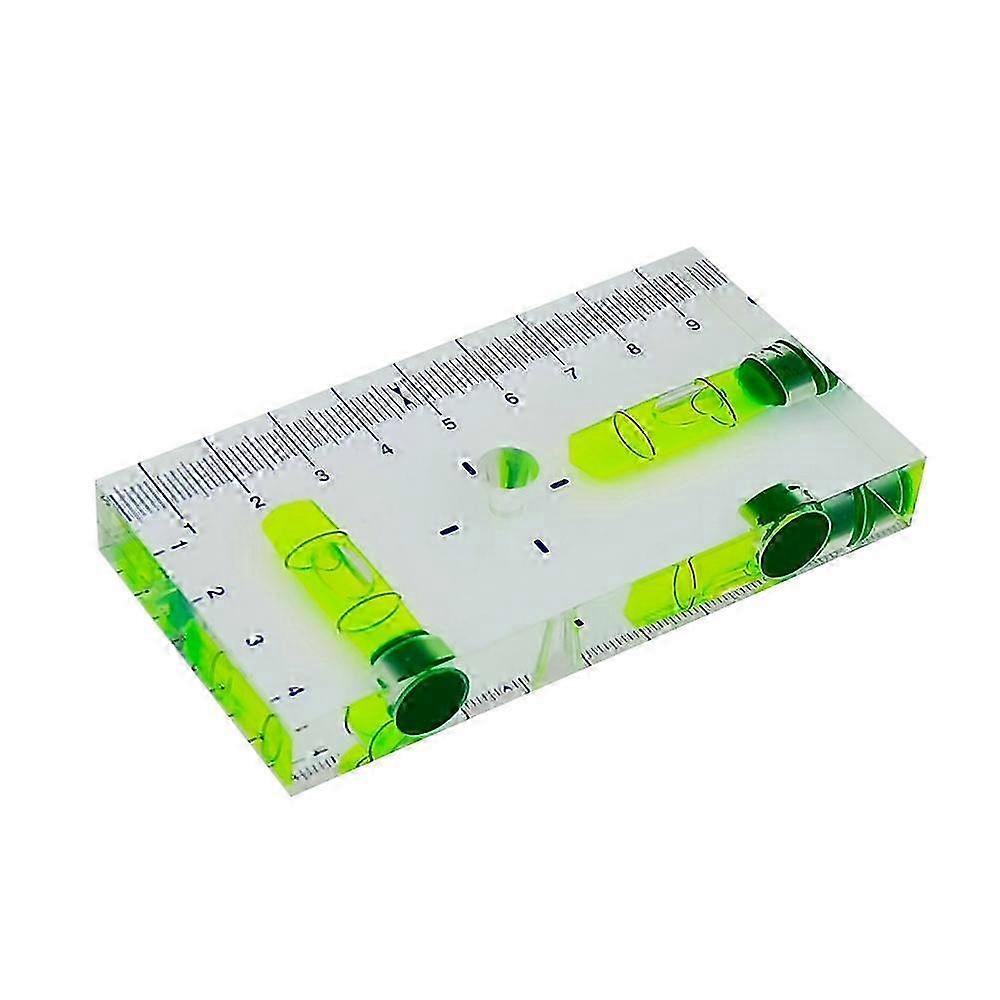 High precision mini two-way transparent magnetic level
