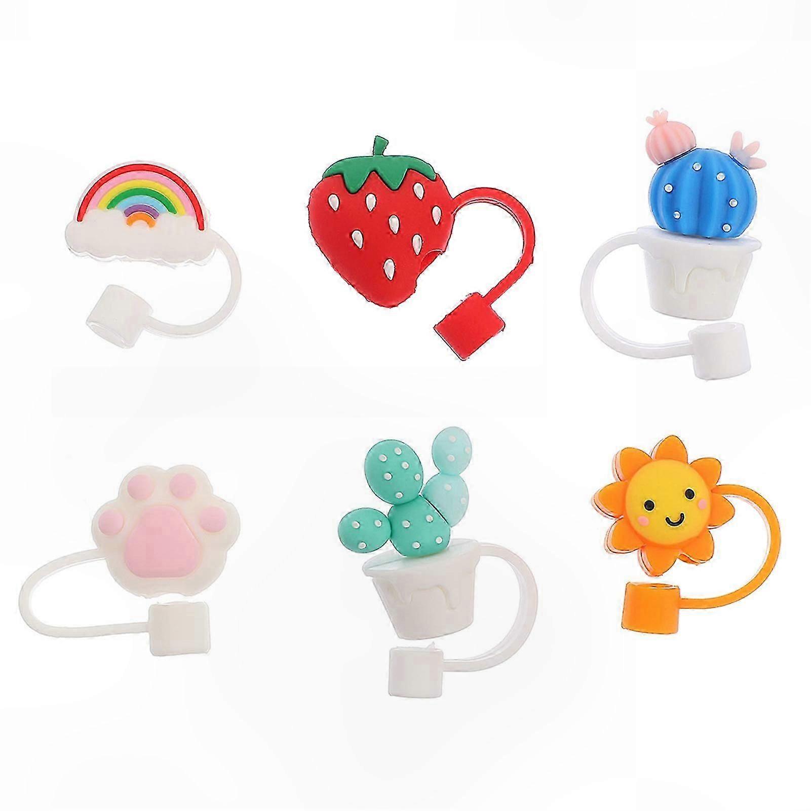 Silicone Straw Covers with Dustproof Plug for Everyday Use and Gifting