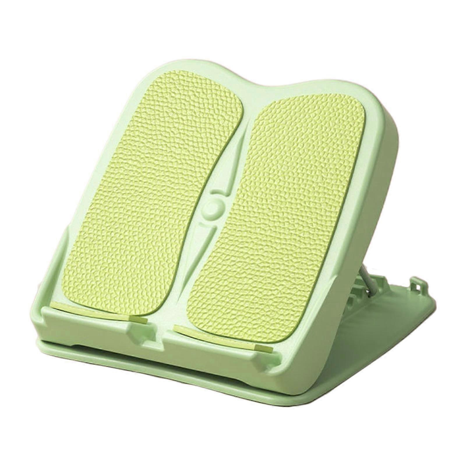 Calf Stretching Slant Board Adjustable For Calves Portable Foldable Leg Exercise Board Green