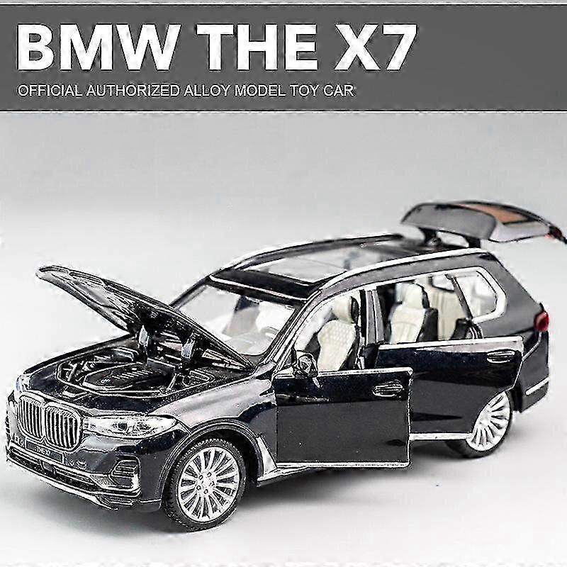 1:32 X7 SUV Alloy Model Car Toy Diecasts Casting Pull Back Sound and Light Car Toys For Children Vehicle Toy Cars