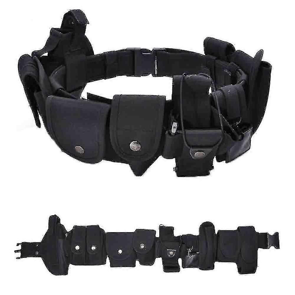 Multifunctional tactical belt, adjustable from 45.3 to 53.1 inches, with 5 pocket loops