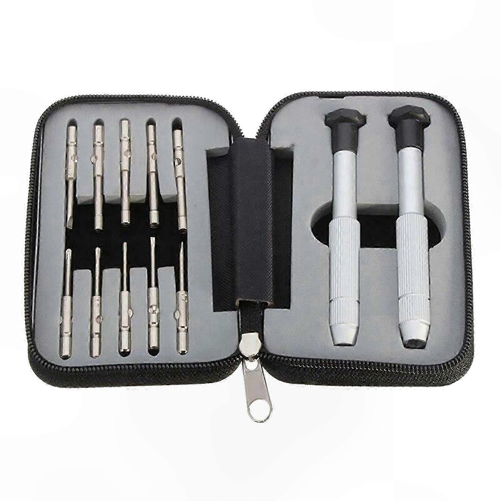 12-Piece Nut Driver Tool Set for Rimless Eyeglasses and Decorative Frames