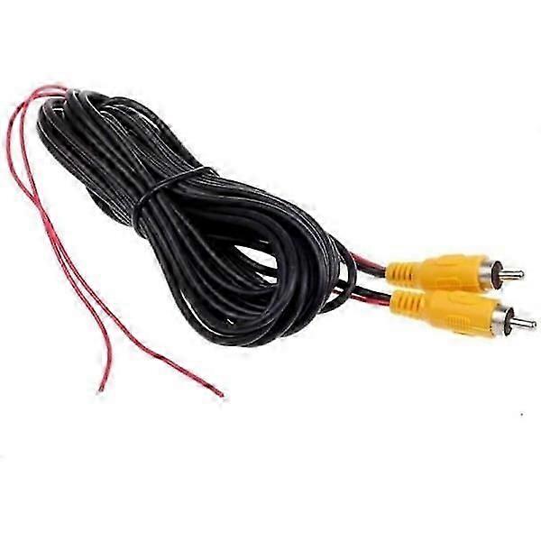 6M Video Extension Cable RCA Jack Cable Phono Connector for Car Backup Detection Cable Red Cs fast