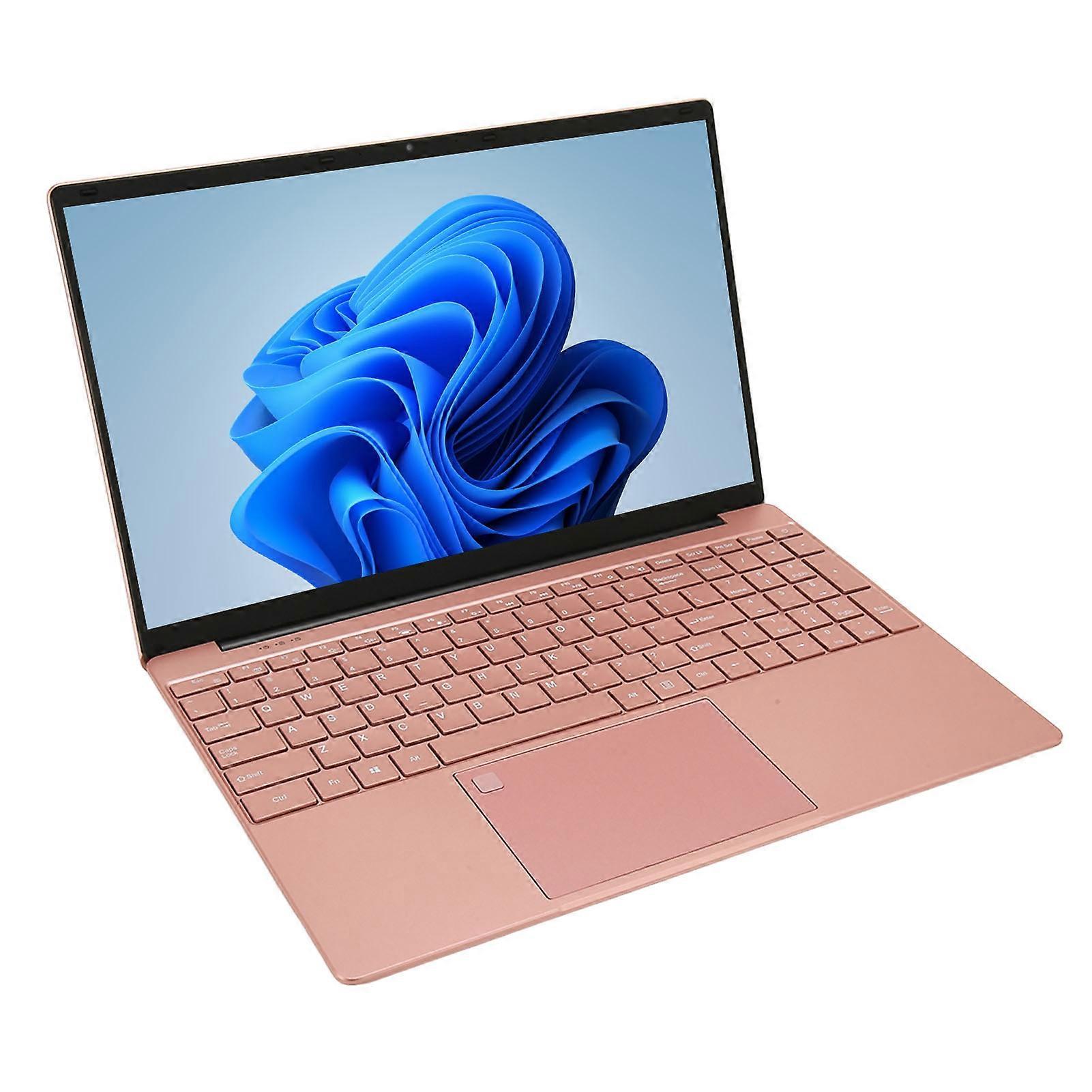 كمبيوتر محمول 15.6 بوصة ويندوز 11 4 نواة N5095 32 جيجابايت رام 2 تيرابايت وردي