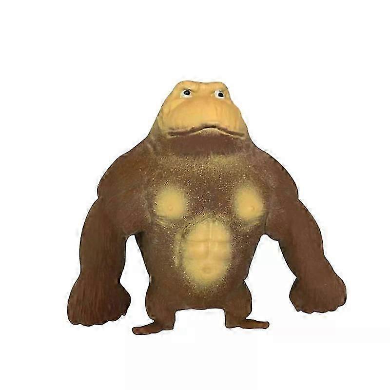 Durable Squishy Monkey Stress Relief Toy - Stretchable and Elastic Gorilla Figure for Fun Decompression Decor