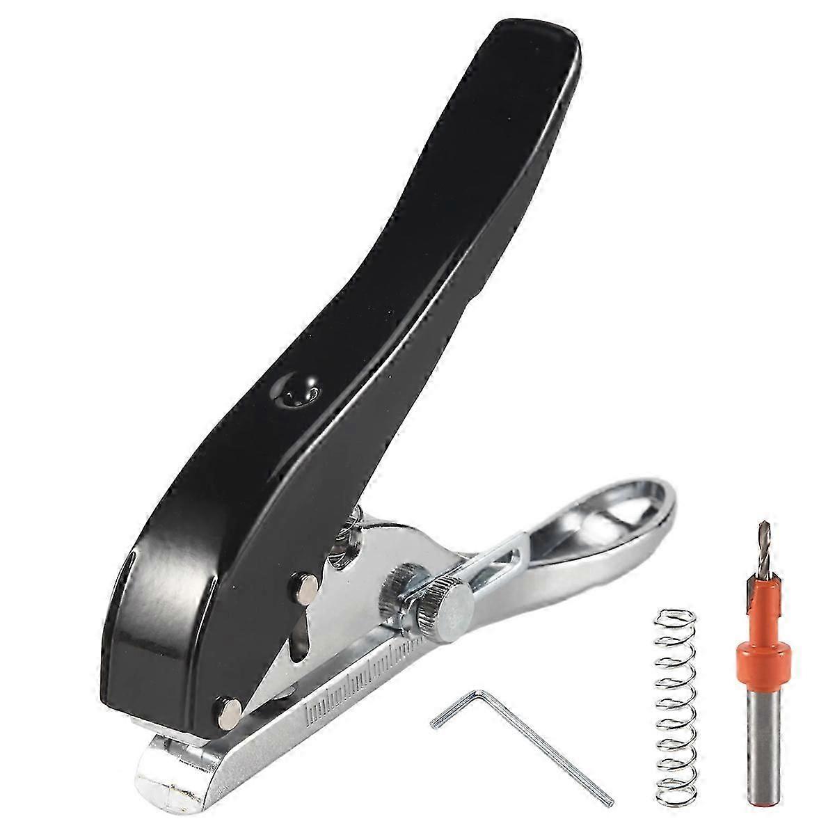 Screw Covers Hole Punch 8mm Aperture Round Punch Pliers Credit Photo Paper Card Corner Round Puncher