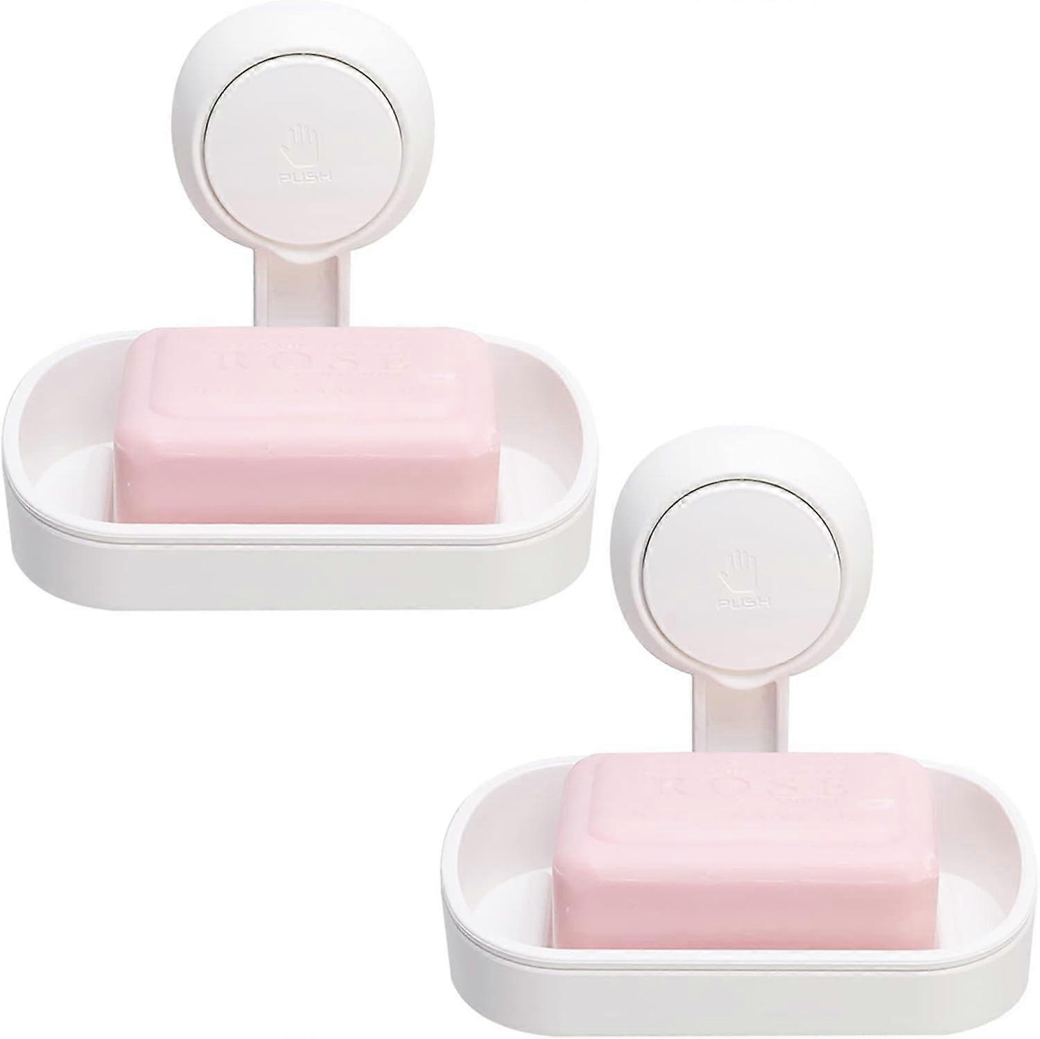 Soap dish with suction cup without drilling Removable Load capacity 5 KG