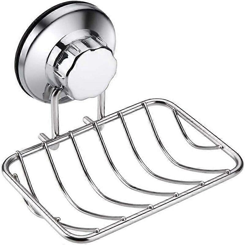 Suction Cup Shower Soap Dish for Shower Bathroom and Kitchen，Fonepro