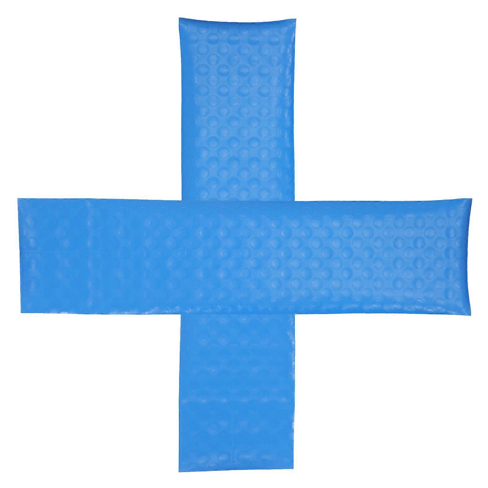Anti-Skid Pool Ladder Protective Mat 2Pcs Coin Pattern Outdoor Swimming Pool Ladder Accessory In Blue