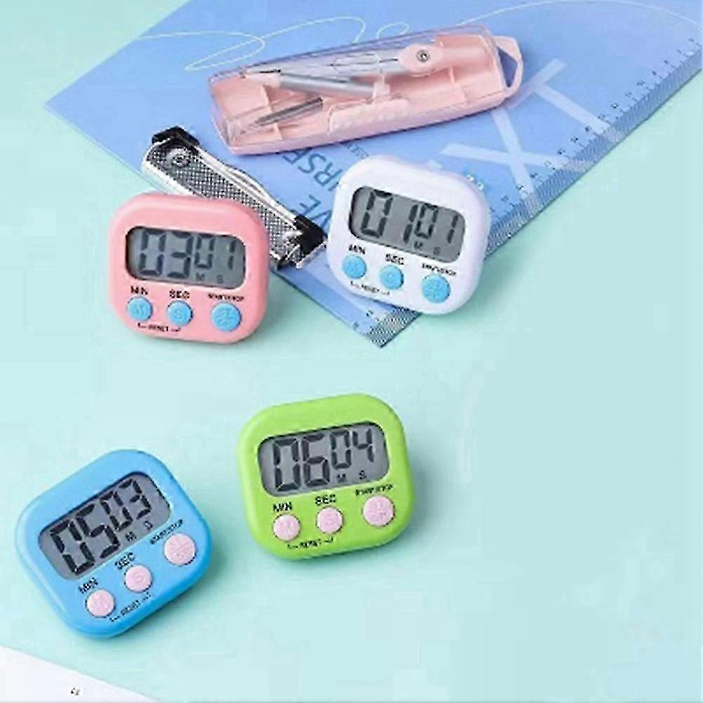 Magnetic Digital Kitchen Timer Clock Loud Alarm LED Counter,D