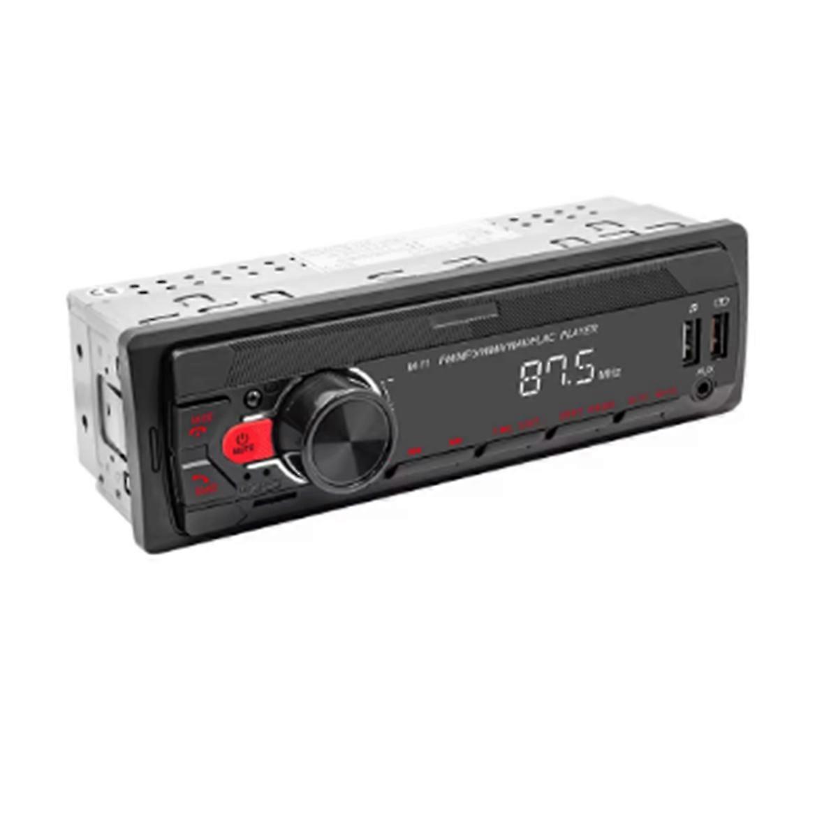 Universal Multimedia Player for Car, 1 Din MP3 Car Radio, Audio Stereo, Bluetooth, Automotive, Colorful Buttons, 1 Din