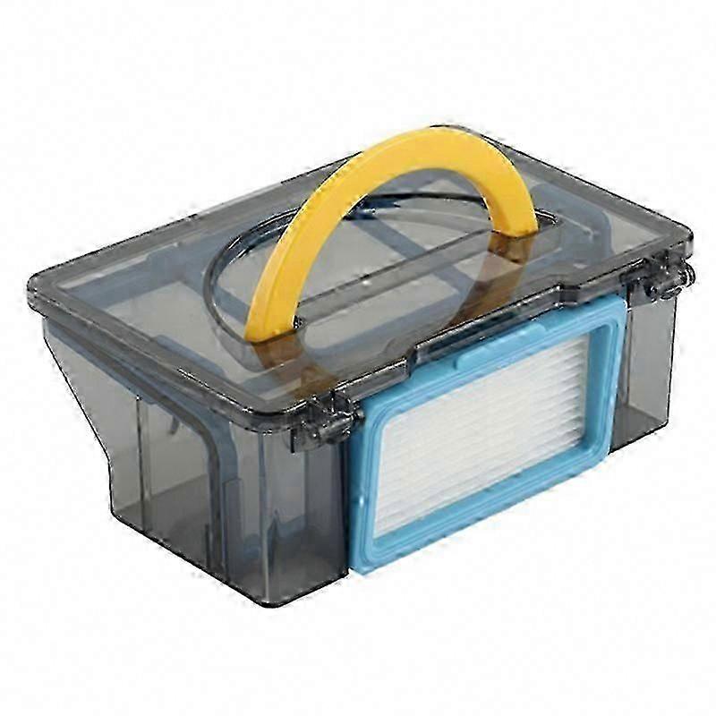 Dust Box for iLife V5S V3 V5 V5S Pro Robot Vacuum Cleaner Parts with HEPA Filter + Efficient HEPA Filter Edition 0627