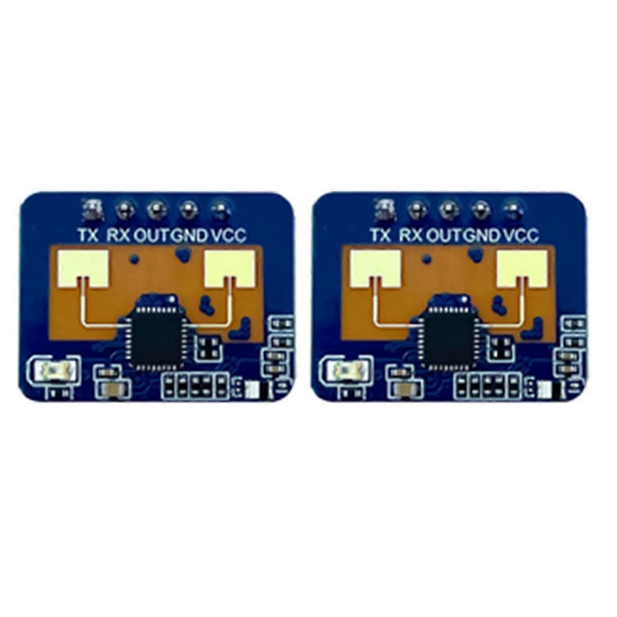 2Pcs 24G MmWave HLK-LD2410C Human Presence Radar Sensor Motion Detection Module