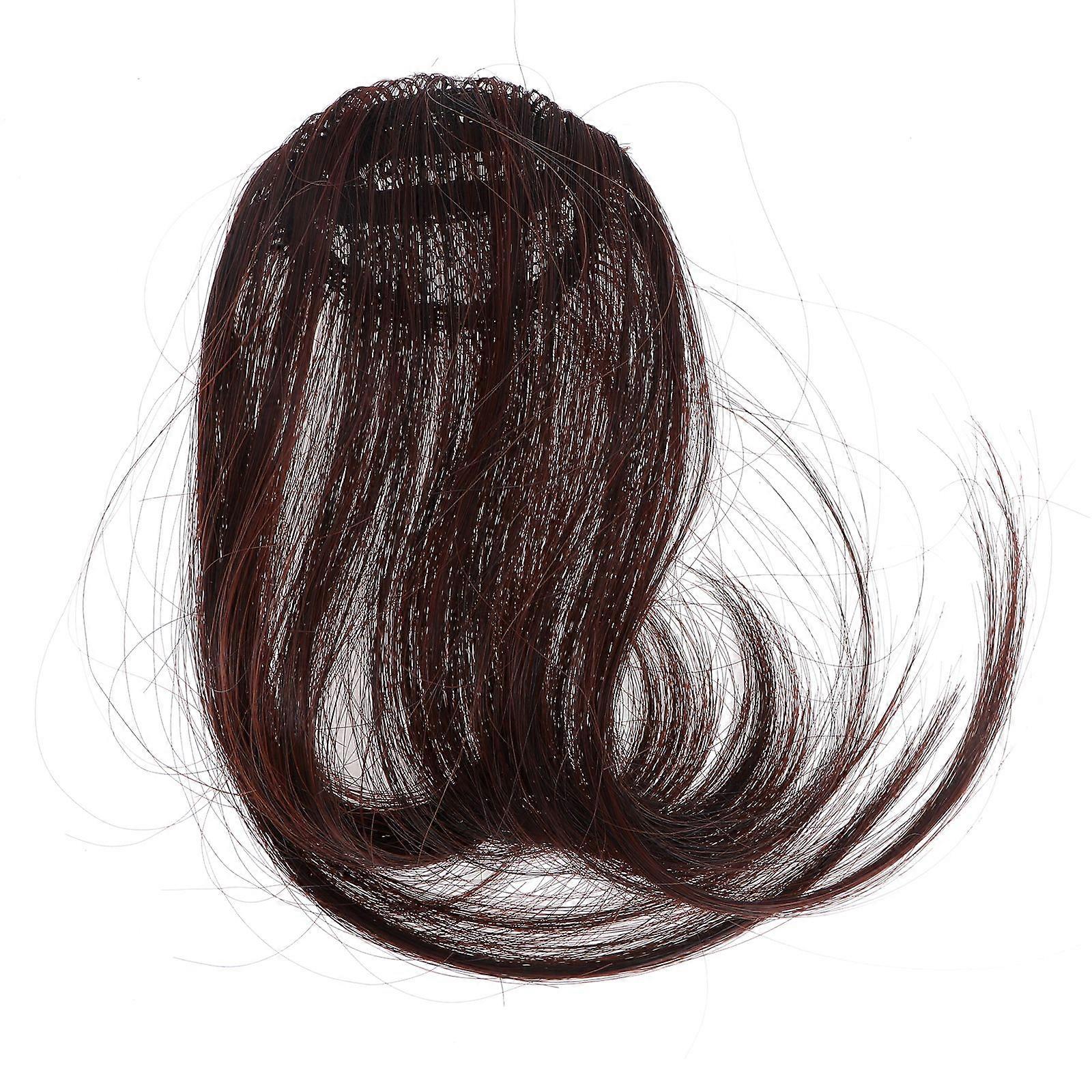Extensions capillaires synthétiques à clipser (brun foncé)
