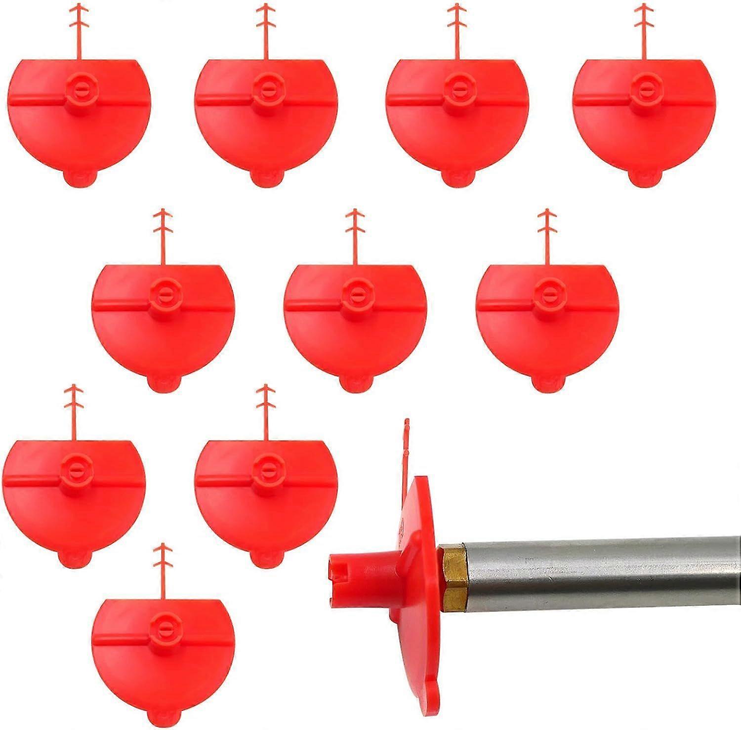 10 Pack Heavy Duty Polyurethane Foam Flat Spray Nozzles - Flat Spray Nozzle for Garden