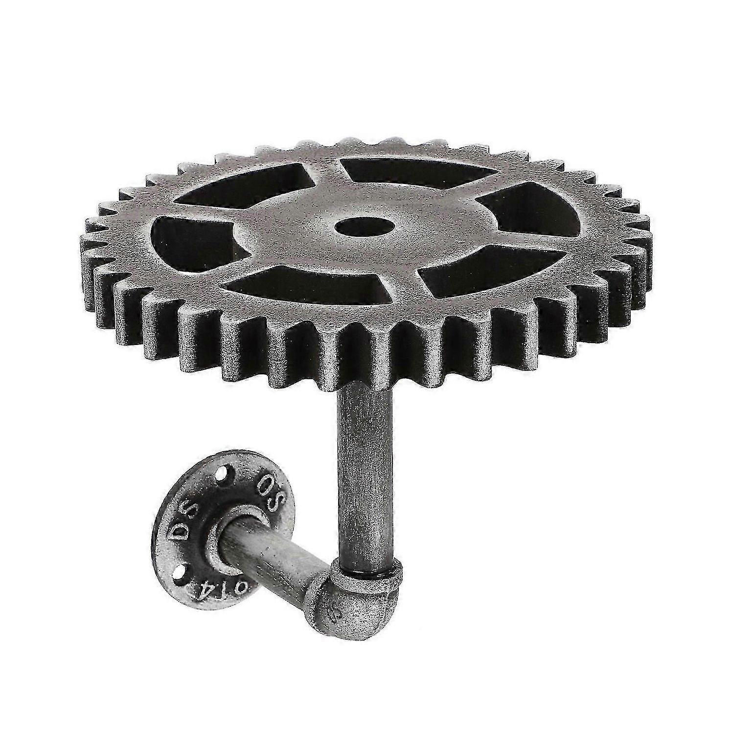 Steampunk-Inspired Pipe Wall Bracket for Floating Bathroom Shelves