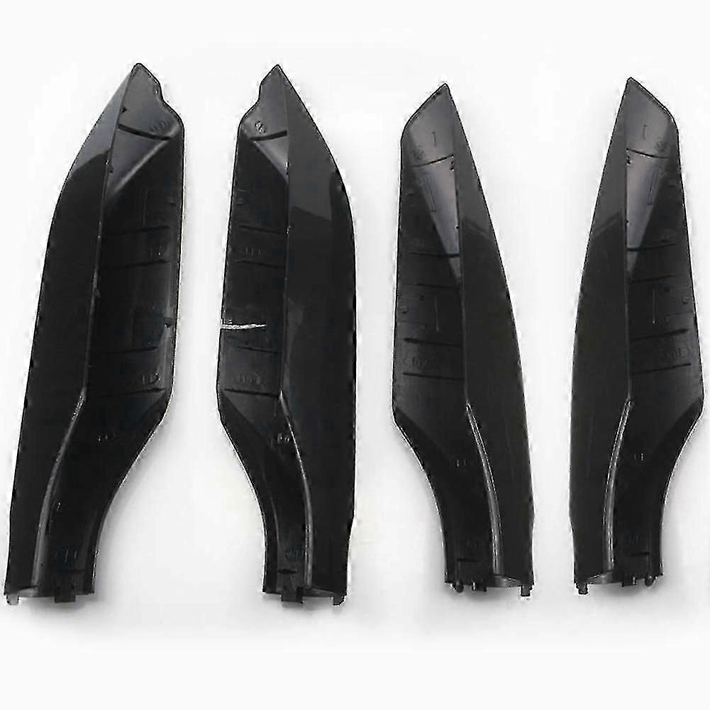 4pcs/set μαύρο κέλυφος άκρων στεγανών στεγανών αυτοκινήτων Abs προστατεύει για Prado Fj150 2010-2019 (haoyi)
